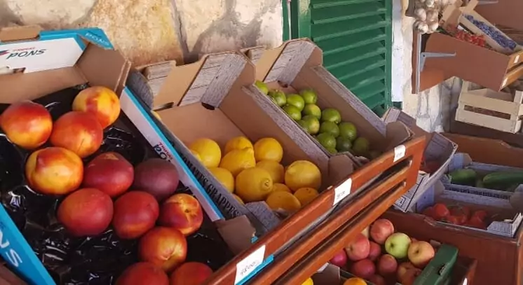 Der Lebensmittel-Laden auf der Insel Žut