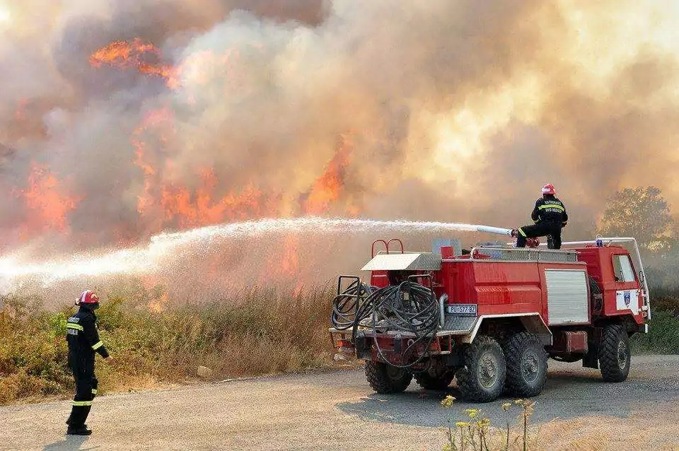 Großbrand in Vrpolje bei Šibenik  könnte gelegt worden sein